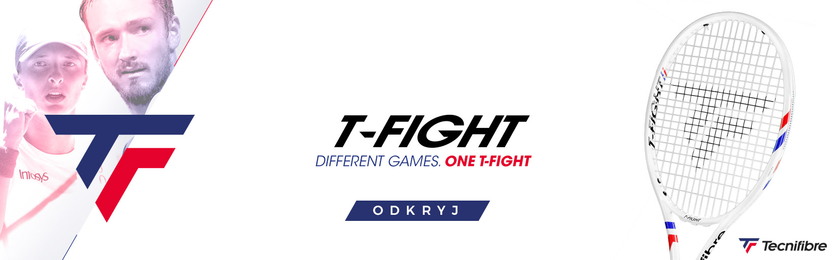 Tecnifibre T-Fight - różne style gry - jeden T-Fight