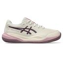 ASICS Gel-Resolution X GS Clay Soft Oat / Dark Aubergine