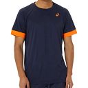 ASICS Court SS Top Midnight / Shocking Orange