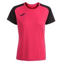 Joma Academy IV Woman SS Tee Fuchsia / Black