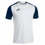 Joma Academy IV SS Tee White / Navy Blue