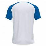 Joma Academy IV SS Tee White / Royal Blue
