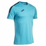 Joma Olimpiada SS Tee Fluorescent Turquoise / Navy Blue