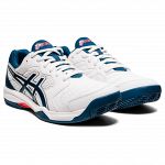 ASICS Gel-Dedicate 6 Clay - White / Mako Blue