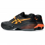 ASICS Gel-Resolution X Clay Black / Shocking Orange