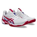 ASICS Solution Speed FF 3 Clay White / Bright Rose