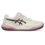 ASICS Gel-Resolution X GS Clay Soft Oat / Dark Aubergine