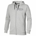 ASICS Training Club Full Zip Hoodie Gray