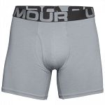 Under Armour Charged Cotton 6in 3-Pack Grey - Bokserki