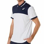 ASICS Court Polo Shirt Brilliant White / Midnight