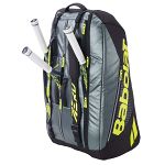 Babolat Pure Aero Gen-10 Racketbag 12R Metallic Grey / Black / Fluo Yellow