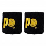 Prince X Smiley Wristband 2-Pack Black