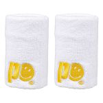 Prince X Smiley Doublewide Wristband 2-Pack White