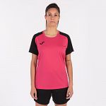 Joma Academy IV Woman SS Tee Fuchsia / Black