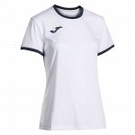 Joma Combi Premium Woman SS Tee White / Navy Blue