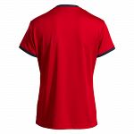 Joma Combi Premium Woman SS Tee Red / Navy Blue