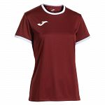 Joma Combi Premium Woman SS Tee Burgundy