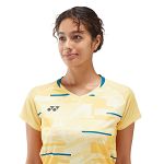 Yonex Ladies Crew Neck Club T-Shirt 0034 Soft Yellow