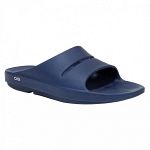 OOFOS OOahh Slide Sandal Navy - Klapki