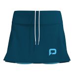 Pallap Women's Skort Petrol Blue / Cyan Blue