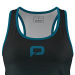 Pallap Women's Competition Top V2 Black / Blue Green