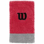 Wilson Extra Wide Wristband Infrared / Alloy / Black