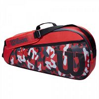 Wilson Junior Racketbag 3R Red / Grey / Black