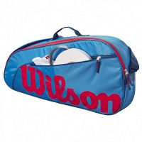 Wilson Junior 3 Pack Racketbag Blue / Orange