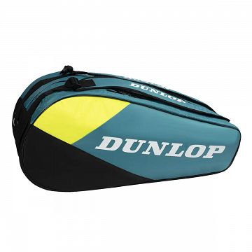 Dunlop SX Club Racketbag 10R Teal / Black / Yellow
