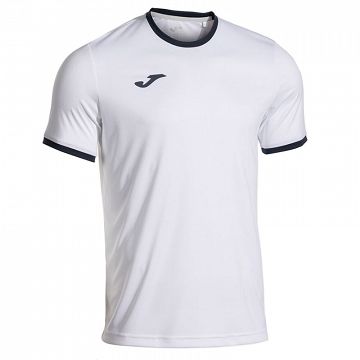Joma Combi Premium SS Tee White / Navy Blue