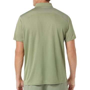 ASICS Court Polo Shirt Khaki Green