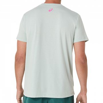 ASICS Game Seasonal Graphic Tee Cold Moss