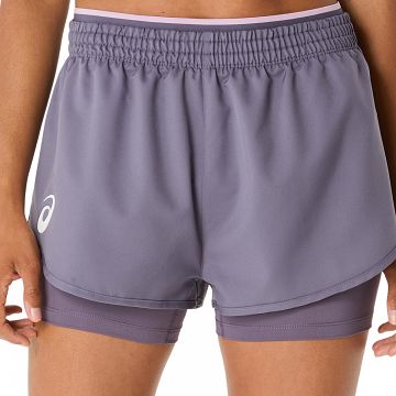 ASICS Match Shorts Greyish Purple