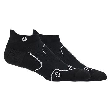 ASICS Court+ Tennis Ankle Socks Performance Black