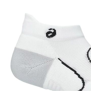 ASICS Court+ Tennis Ankle Socks Brilliant White