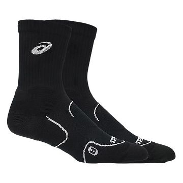 ASICS Court+ Tennis Crew Socks Performance Black