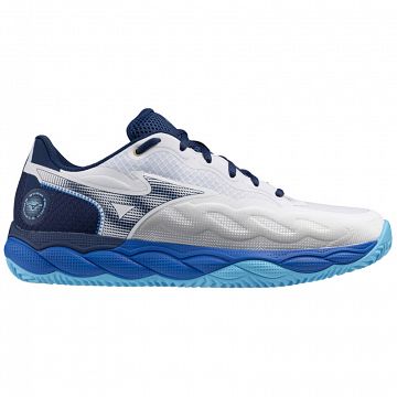 Mizuno Wave Enforce Court CC White / Estate Blue / River Blue