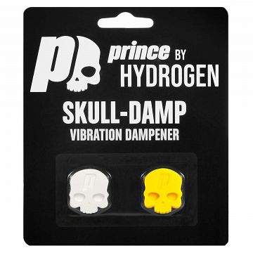 Prince Hydrogen Skull-Damp Vibration Dampener 2-Pack White / Yellow