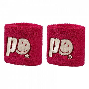 Prince X Smiley Wristband 2-Pack Pink