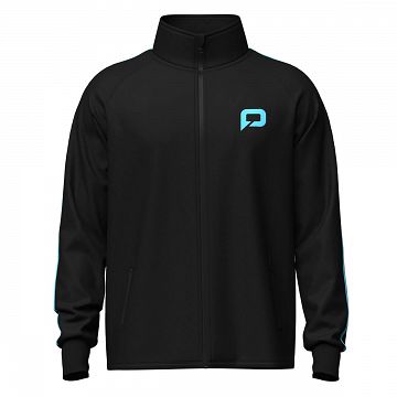 Pallap Full Zip Men's Jacket Black / Cyan Blue