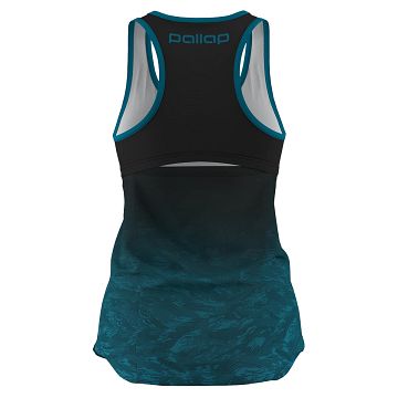 Pallap Women's Competition Top V2 Black / Blue Green