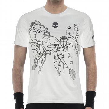 Hydrogen Sketch Tech T-Shirt White / Black