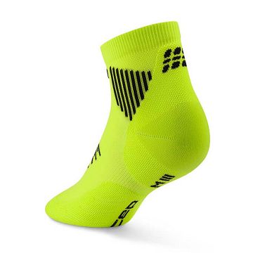 CEP Core Run Low Cut Socks 5.0 Lime / Black
