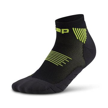 CEP Core Run Low Cut Socks 5.0 Black / Lime