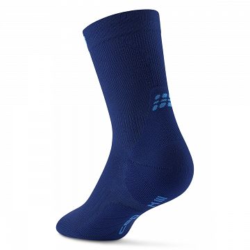 CEP Core Run Mid Cut Socks 5.0 Dark Blue