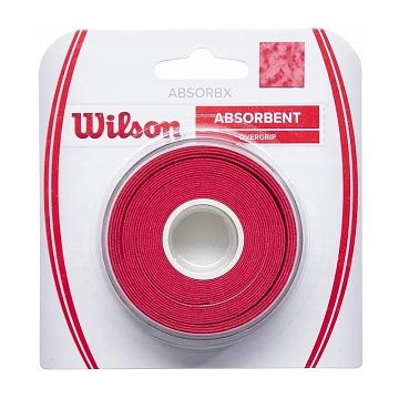 Wilson AbsorbX Overgrip 3-Pack Red