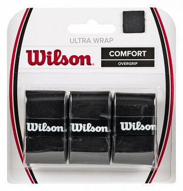 Wilson Ultra Wrap Overgrip 3-Pack Black