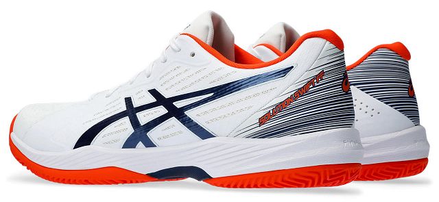 ASICS Solution Swift FF Clay White / Blue Expanse