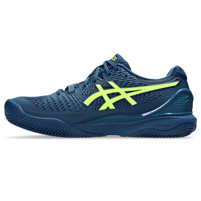 ASICS Gel-Resolution 9 Clay Mako Blue / Safety Yellow