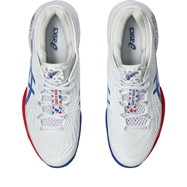 ASICS Court FF 3 Clay "Novak" White / Asics Blue